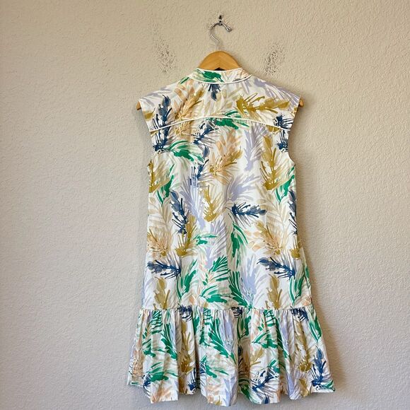 CHRISTY LYNN Lucie Dress in Multi Leaves Print *Belt maybe Missing* - Picture 5 of 9
